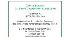 Desktop Screenshot of dappersbernd.de